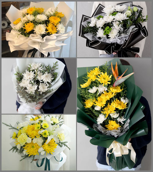 贵州贵阳花溪区青岩镇谷通村白事花束代送